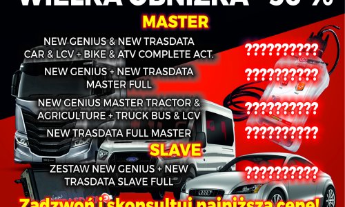 CZARNY PIĄTEK W NEW GENIUS I NEW TRASDATA